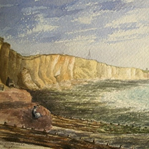 The cliffs near Brighton