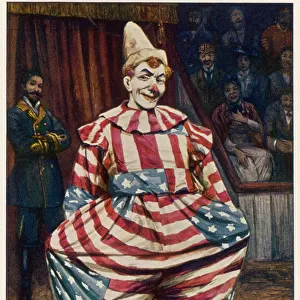 Clown in American Outfit