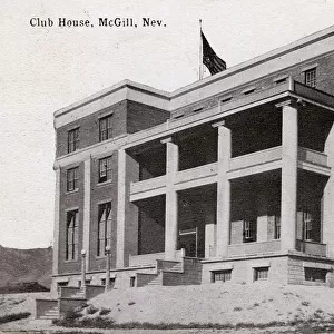 Club House, McGill, White Pine County, Nevada, USA