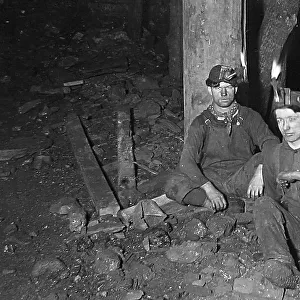 Coal miners Scranton Pennsylvania USA early 1900s