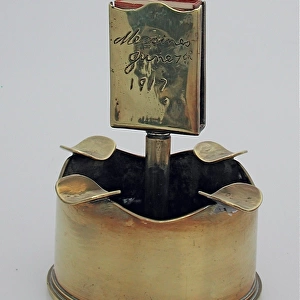A composite matchbox-ashtray