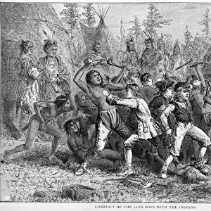 Conflict of the Linn boys with the Indians