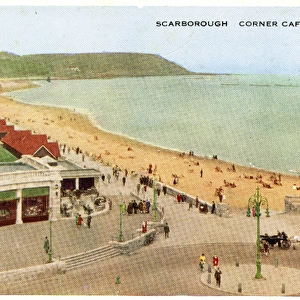 Corner Caf頎orth Bay, Scarborough, Yorkshire
