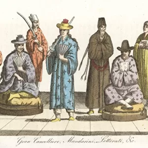 Costume of the chancellors, mandarins, courtiers