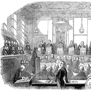Court room scene, Mr M Naughten trial
