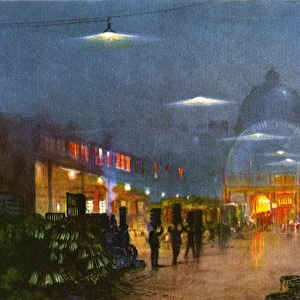 Covent Garden at night, 1926