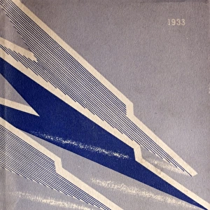 Cover design, Imperial Airways map, 1933