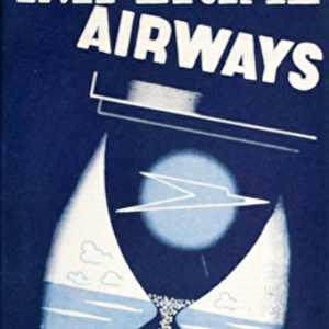 Cover design, Imperial Airways timetable, 1937-1938