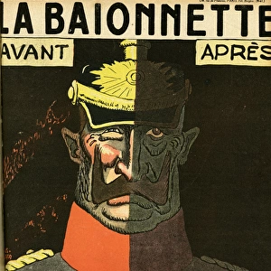 Front cover, La Baionnette, WW1