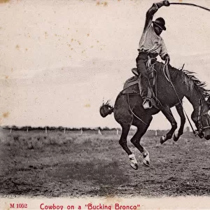 Cowboy on a Bucking Bronco