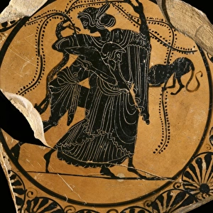 Dance scene. 6th c. BC. Kylix with black figures