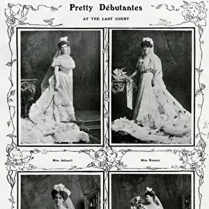 Debutantes court gowns of 1905