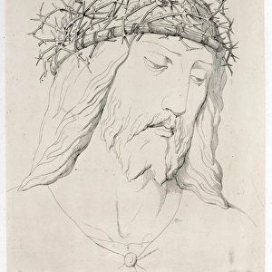 Depiction of Christ wearing Crown of Thorns