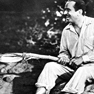 Douglas Fairbanks playing Mr Robinson Crusoe, 1932