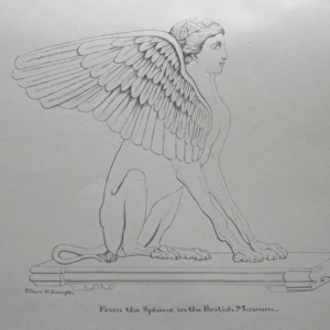 Drawing of a Sphinx