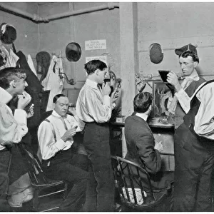 Dressing room at New York Theatre 1905