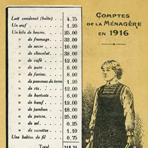 The effects of WW1 on French Food Prices - BEFORE (1 / 2)
