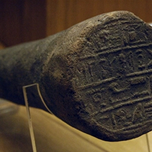 Egyptian art. Funerary Cone with stamped inscription on the