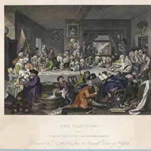 The Election by William Hogarth