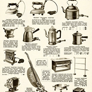 Electrical Magnet appliances 1929