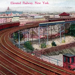 Elevated Railway, New York City, USA