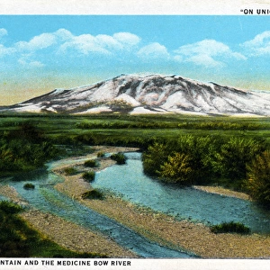 Elk Mountain & The Medicine Bow River, Elk, Wyoming