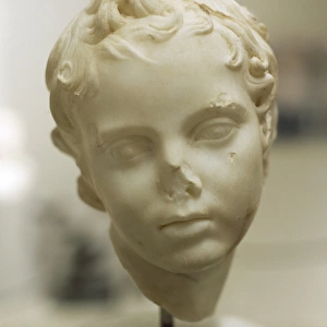 Eros. Roman bust. Marble. 2nd c. AD. Museum of Ephesus. Turk