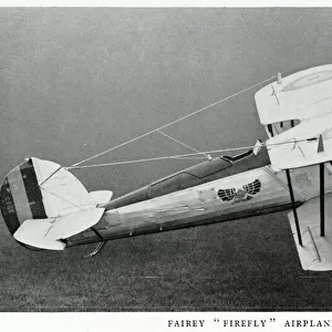 Fairey Firefly aeroplane in flight