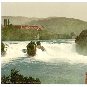 The Falls of the Rhine, from Castle Worth, Schaffhausen, Swi