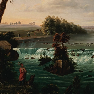 Falls of Saint Anthony, Upper Mississippi, 1847, by Henry Le