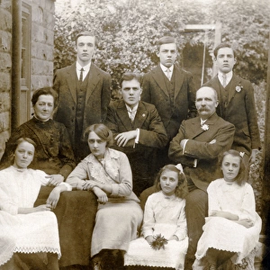 Family Group, Mapplewell, Yorkshire