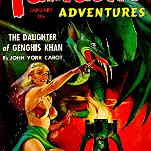 Fantastic Adventures - The Daughter of Genghis Kahn