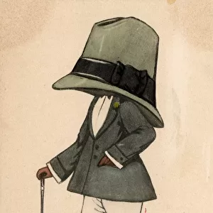 Fashionable Edwardian Swagger Style - Gentlemans Hat