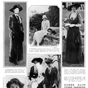 The fashions of The Duchess of Sutherland from 1912-1926