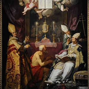The Four Fathers of the Church, 1632, by Abraham Bloemaert (