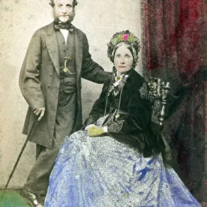 A fine couple - Victorian Studio photograph
