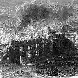 Fire at Warwick Castle