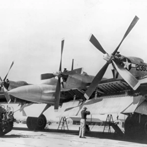 The first Northrop XB-35 42-13603 after modification