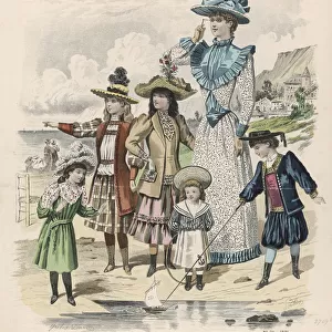 Formal Family at Seaside 1891