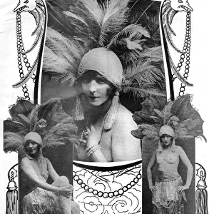 France Dhelia in the French film Pulcinella, 1924