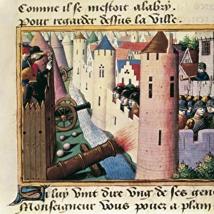France. Hundred Years War. Death of Count of