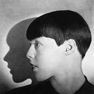 Fraulein von Poremski and her cropped hair, 1928