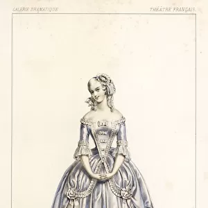 French actress Mlle Augustine Brohan as Marianne