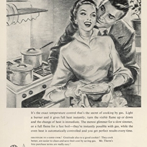 Gas advertisement 1954