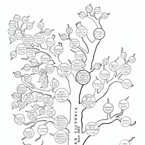 Genealogical tree of Queen Victorias family