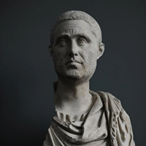 The General Officer Arrius Justus. 300 A. C. Marble. Carlsber