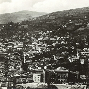 General view of Sarajevo, Bosnia and Herzegovina