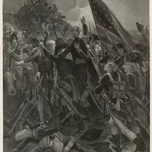General Wayne storming the fort at Stony Point