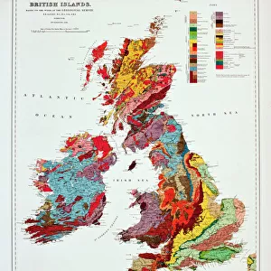 Geological map of the British Islands