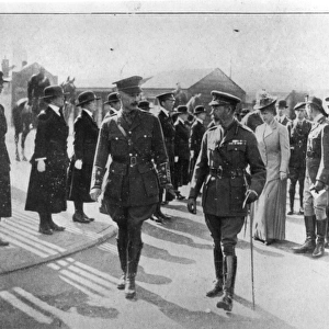 George V and Queen Mary official visit, WW1